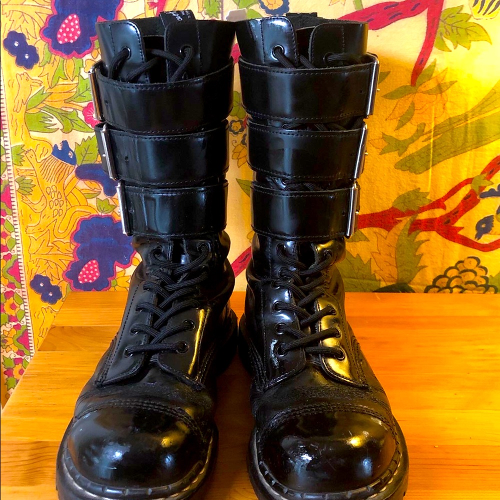 Vintage Buckled Gripfast Boots